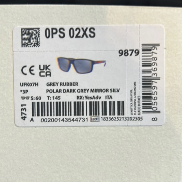 NWT PRADA POLAR SARK GREY SUNGLASSES - Picture 2 of 3